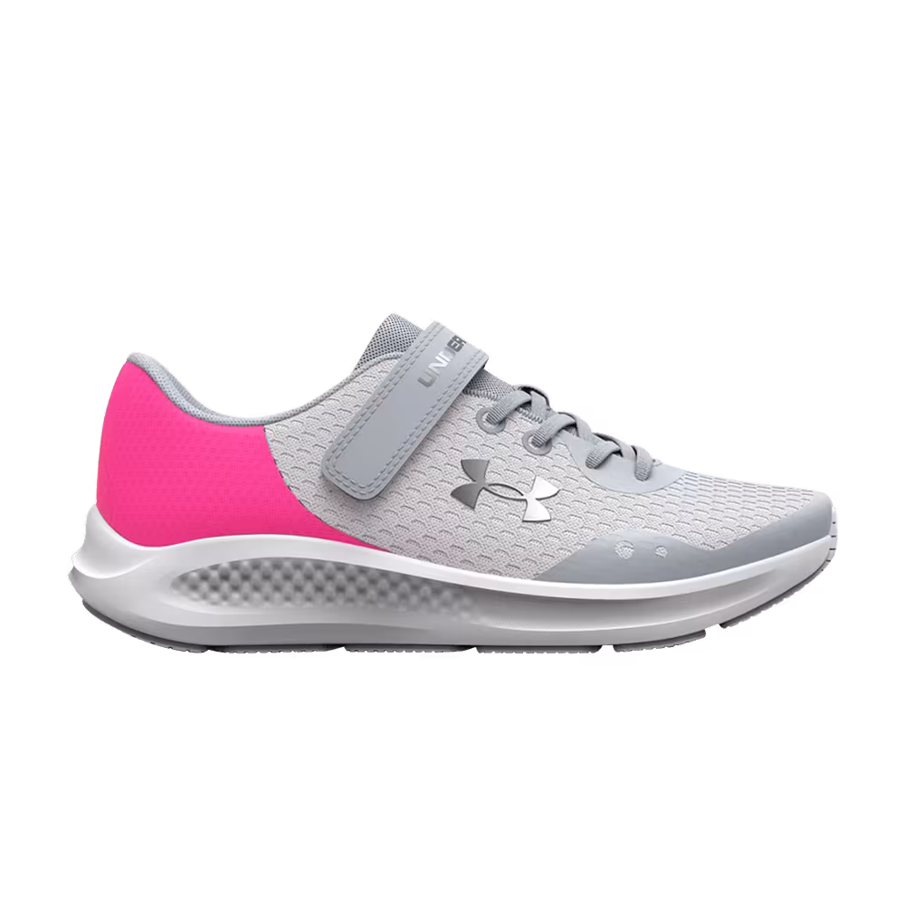 Under Armour Charged Pursuit 3 AC PS Halo Grey Electro Pink