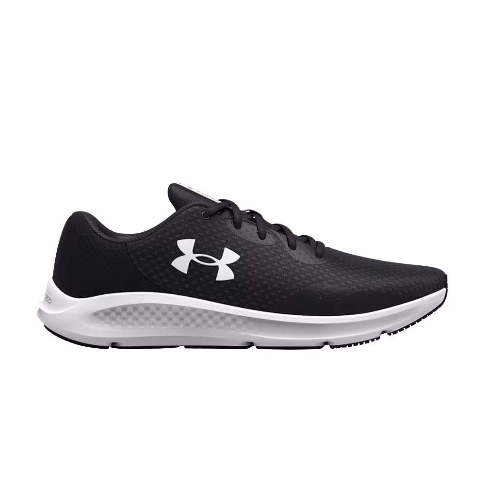 Under Armour Women's Charged Pursuit 3 Wide Black White