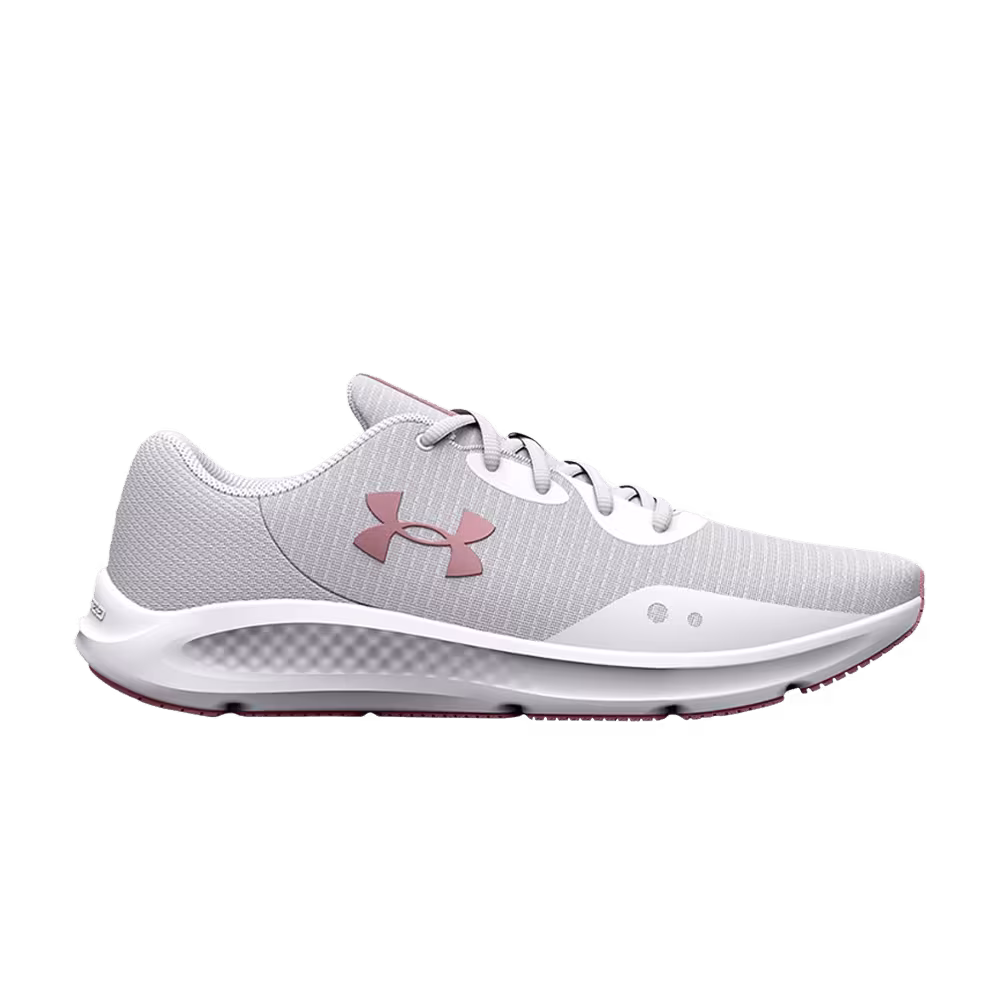 Under Armour Women's Charged Pursuit 3 Tech White Prime Pink
