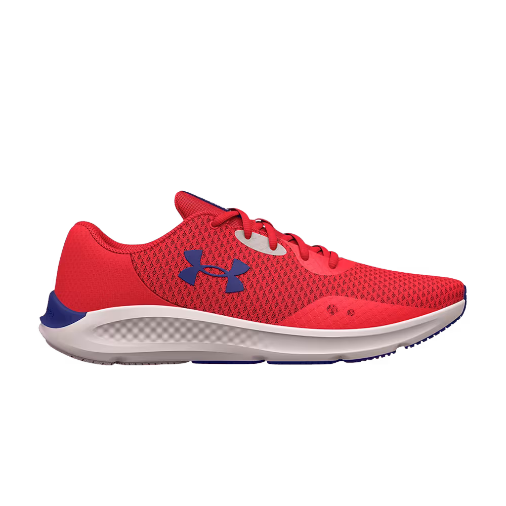 Under Armour Charged Pursuit 3 Bolt Red Bauhaus Blue