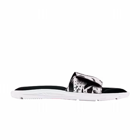 Under Armour Ignite 6 Graphic Strap Slide 'White Black'