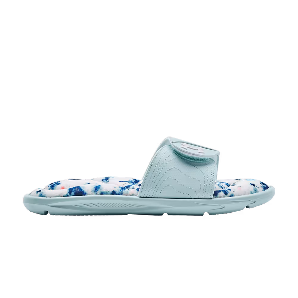 Under Armour Women's Ignite 6 Graphic Footbed Slide Color Splash - Fuse Teal