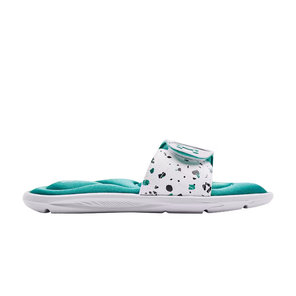 Under Armour Ignite 6 Graphic Strap Slide GS Cerulean White