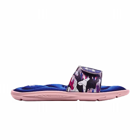 Under Armour Ignite 6 Graphic Strap Slide GS 'Prime Pink'
