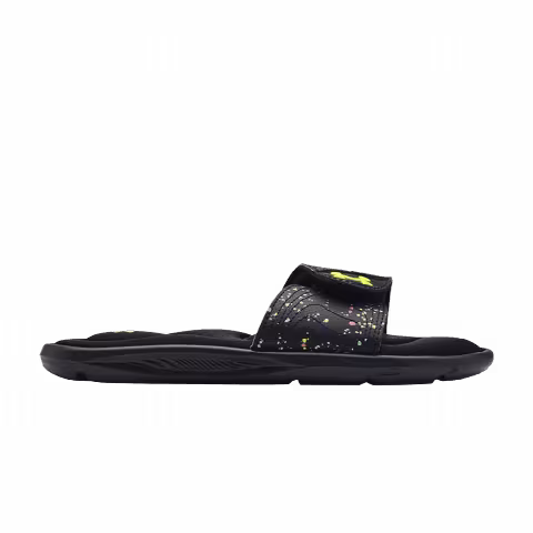 Under Armour Ignite 6 Graphic Strap Slide GS 'Black Speckled'