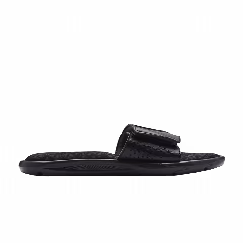 Under Armour Ignite 6 Graphic Strap Slide 'Black Pitch Grey'