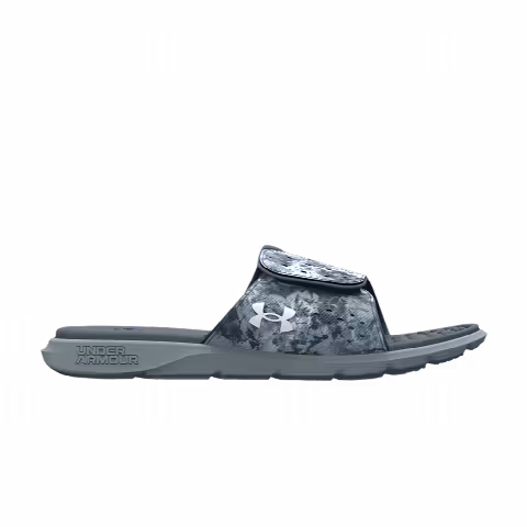 Under Armour Wmns Ignite 7 Graphic Strap Slide 'Grey Mist Camo'