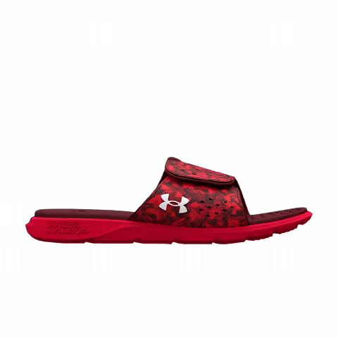 Under Armour Wmns Ignite 7 Graphic Strap Slide 'Red Camo'