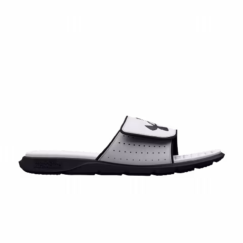 Under Armour Ignite 7 Graphic Footbed Slide GS 'White Black'