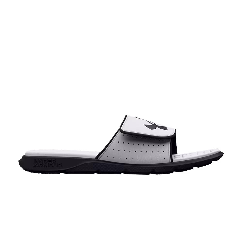 Under Armour Ignite 7 Graphic Footbed Slide GS White Black