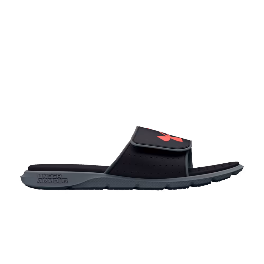 Under Armour Ignite 7 Slide GS Black Red Gravel