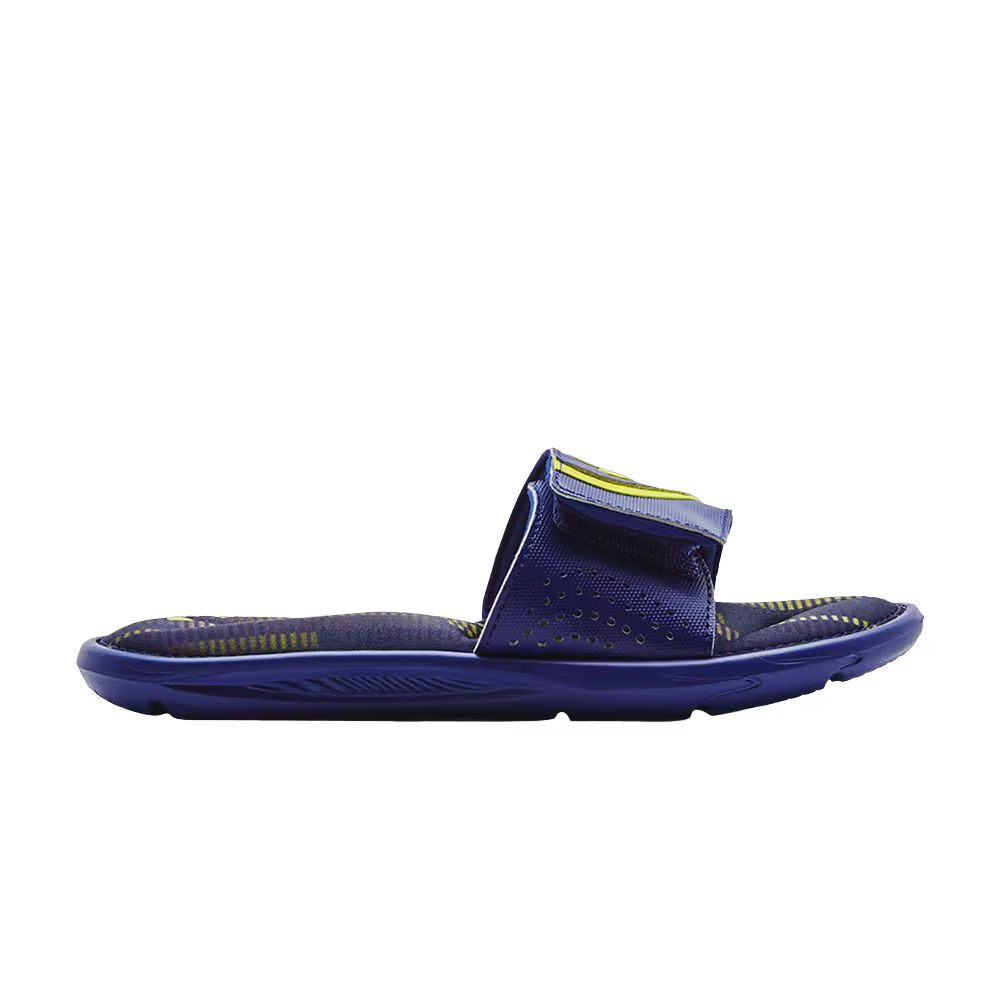 Under Armour Ignite 6 Graphic Footbed Slide GS Bauhaus Blue
