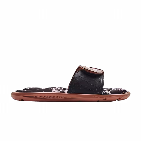 Under Armour Wmns Ignite 6 Graphic Footbed Slide 'Uptown Brown Black'