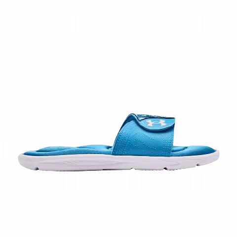 Under Armour Wmns Ignite 4 Graphic Strap Slide 'Radar Blue'
