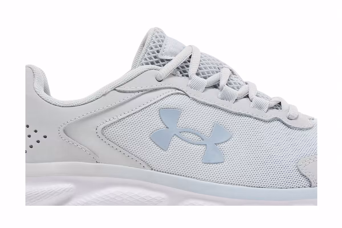Under Armour Women's Charged Assert 9 Halo Grey White, view 3