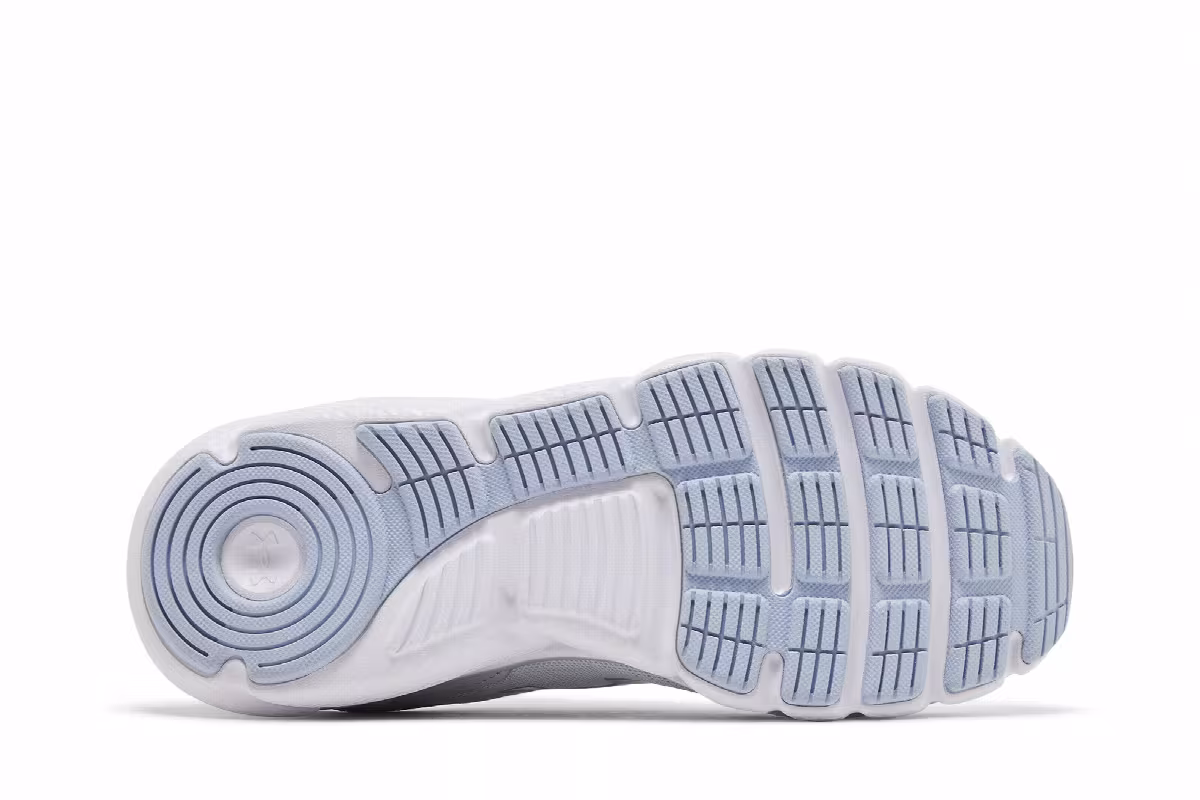 Under Armour Women's Charged Assert 9 Halo Grey White, view 5
