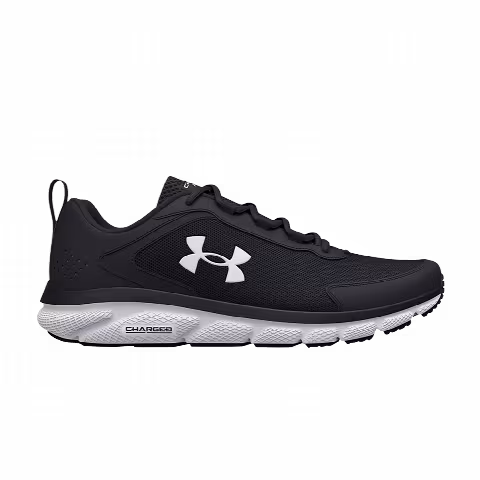 Under Armour Charged Assert 9 6E Wide 'Black White'