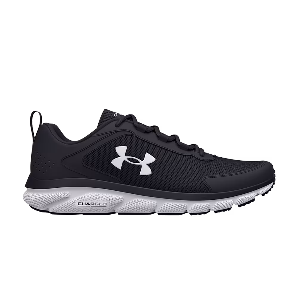 Under Armour Charged Assert 9 6E Wide Black White