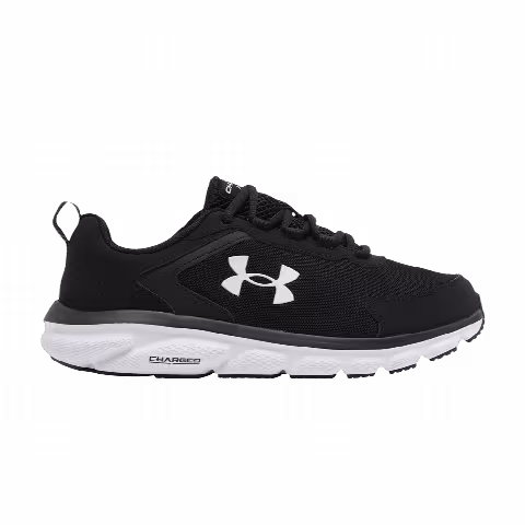 Under Armour Charged Assert 9 4E Wide 'Black White'