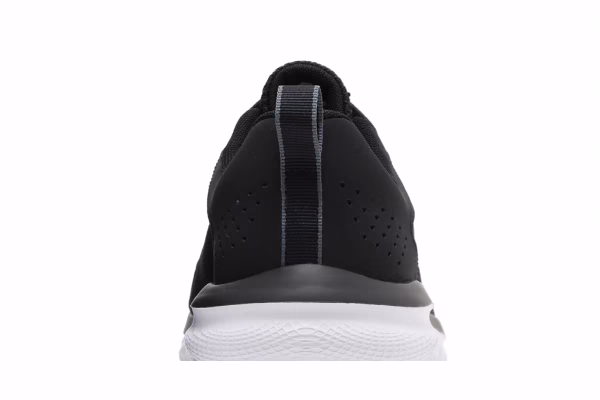 Under Armour Charged Assert 9 4E Wide Black White, view 8