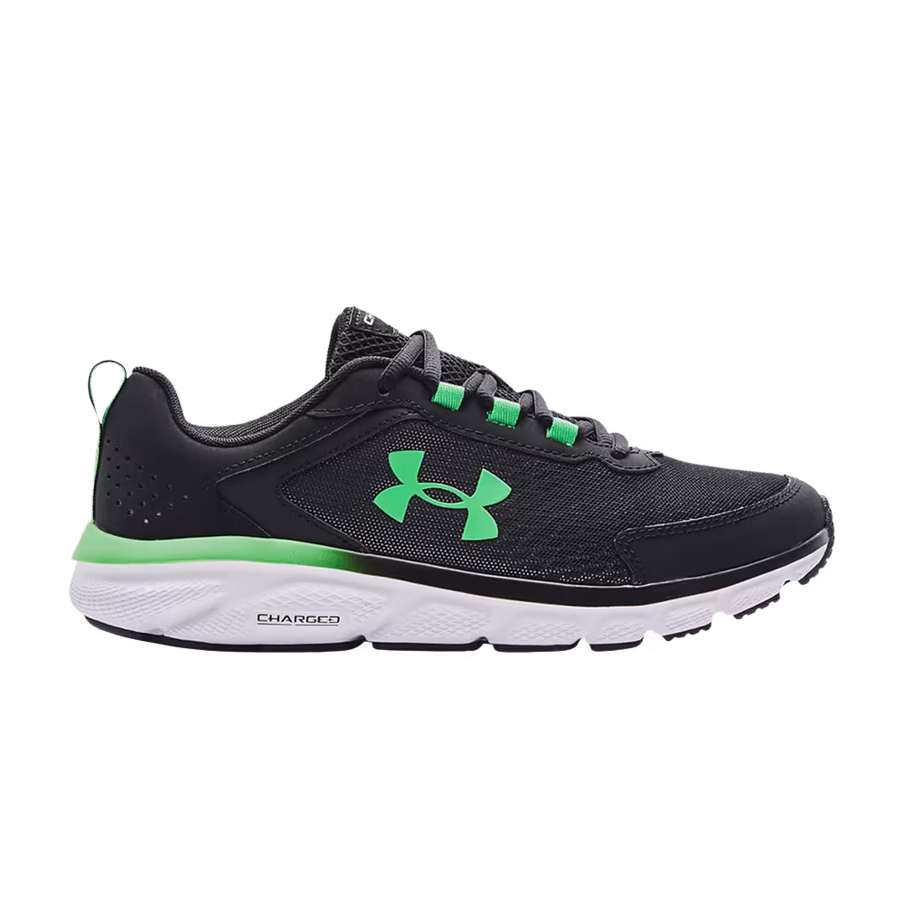 Under Armour Charged Assert 9 Black Extreme Green