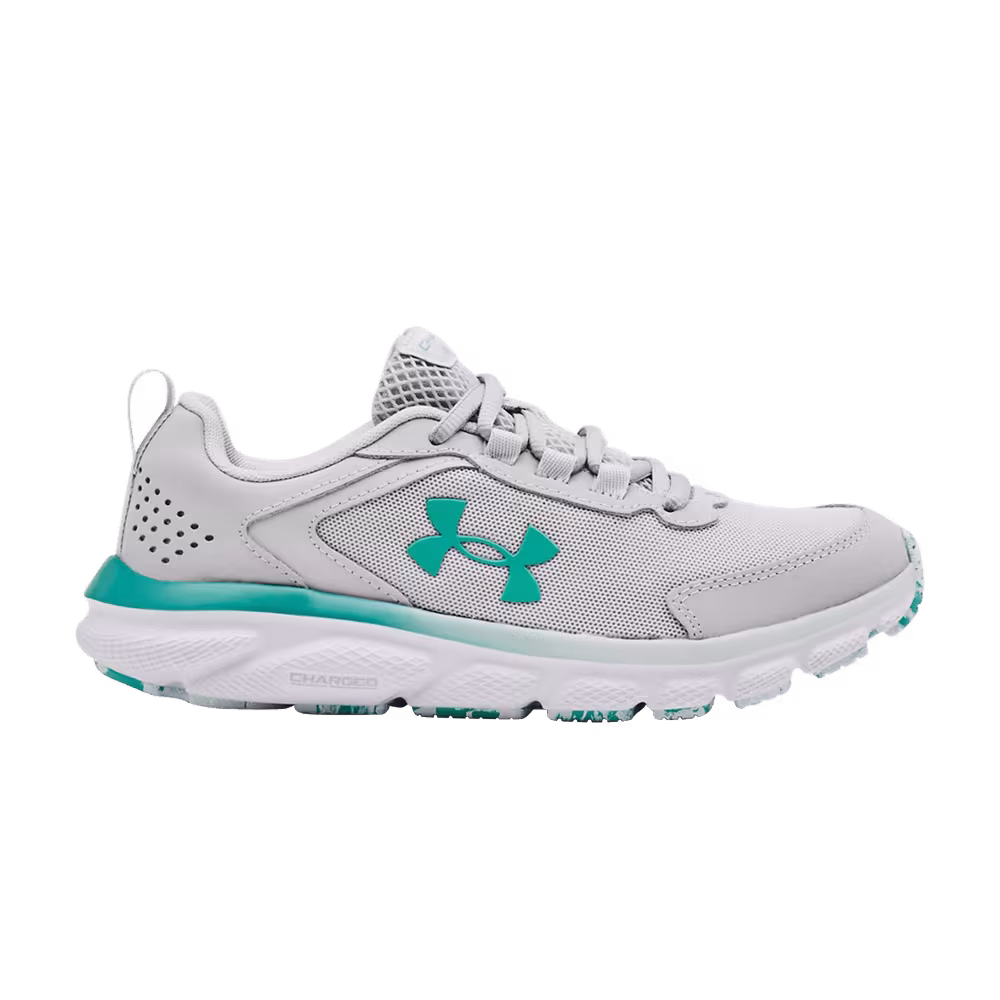 Under Armour Women's Charged Assert 9 Marble Halo Grey Sea Mist