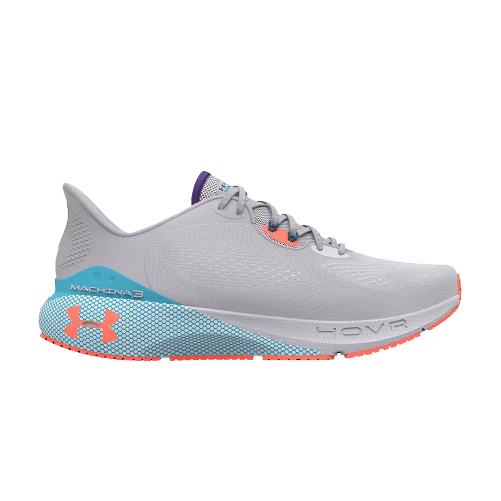 Under Armour Women's HOVR Machina 3 Halo Grey Fresco Blue