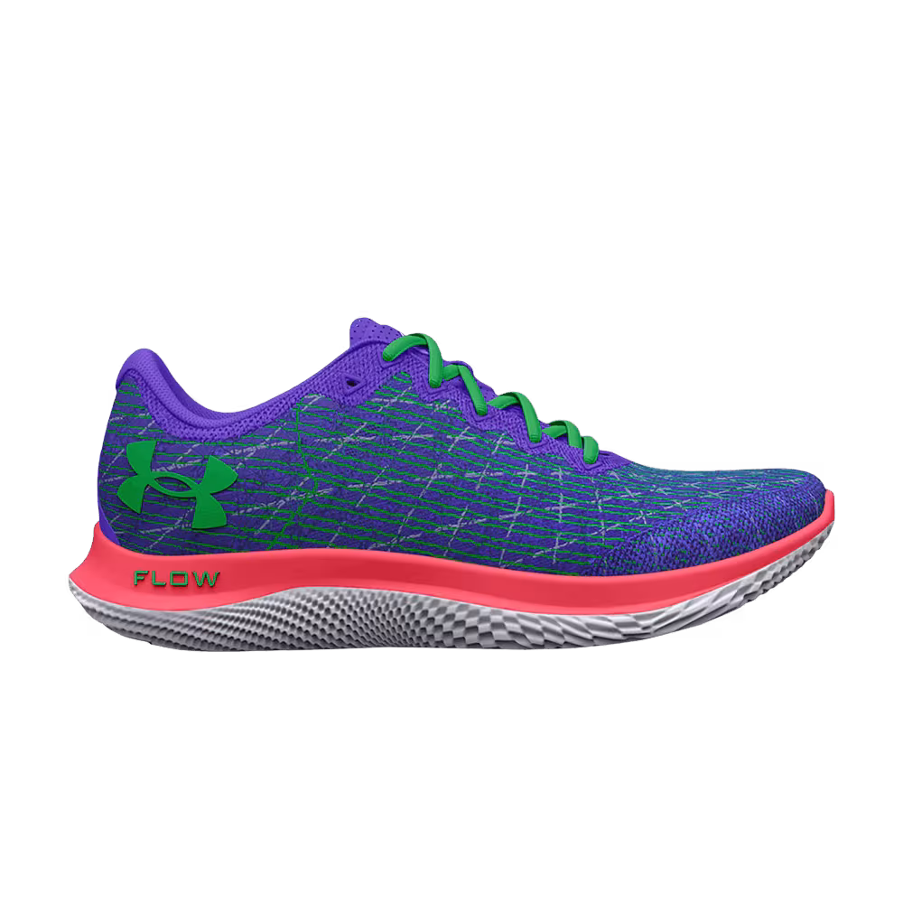 Under Armour Flow Velociti Wind 2 Brilliant Violet Blitz Red