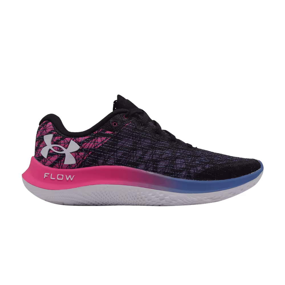 Under Armour Women's Flow Velociti Wind Black Electro Pink