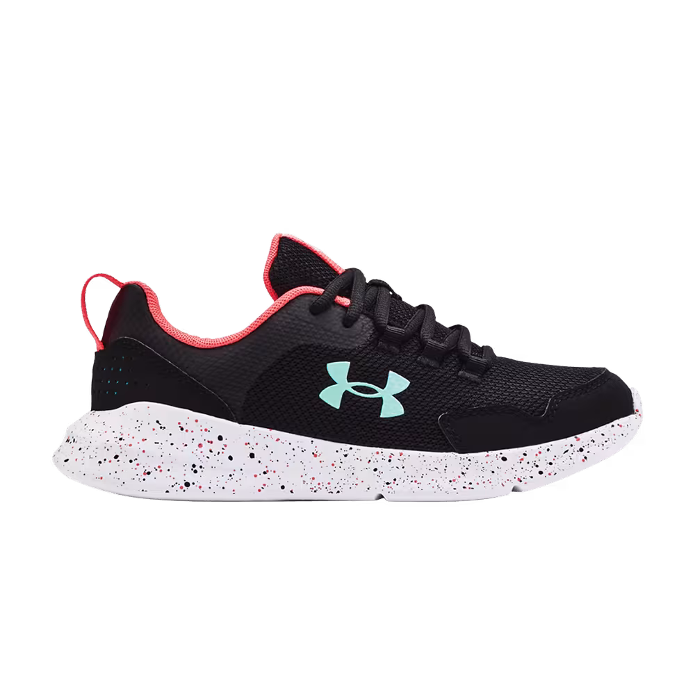 Under Armour Essential GS Paint Splatter - Black White