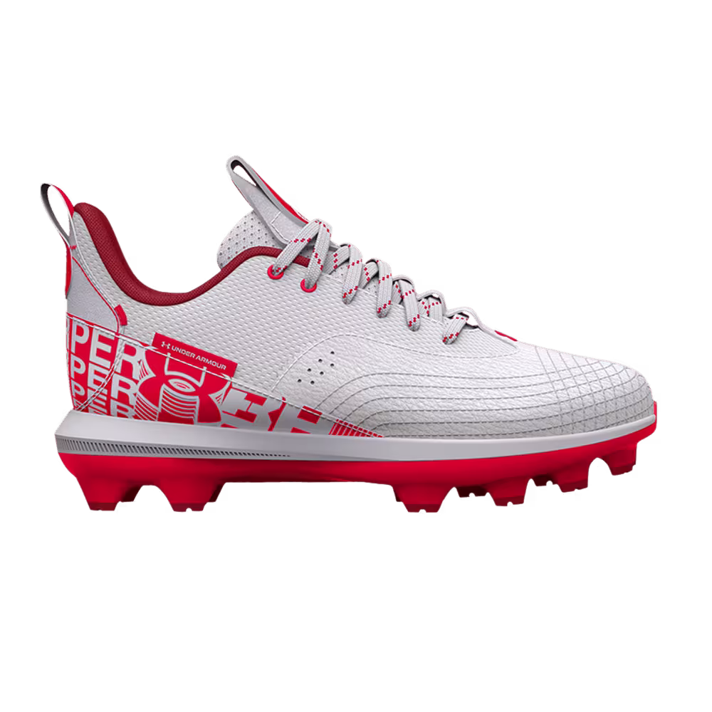 Under Armour Harper 7 Low TPU GS White Red