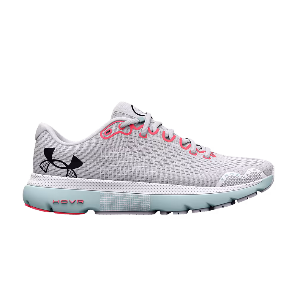 Under Armour Women's HOVR Infinite 4 White Fuse Teal