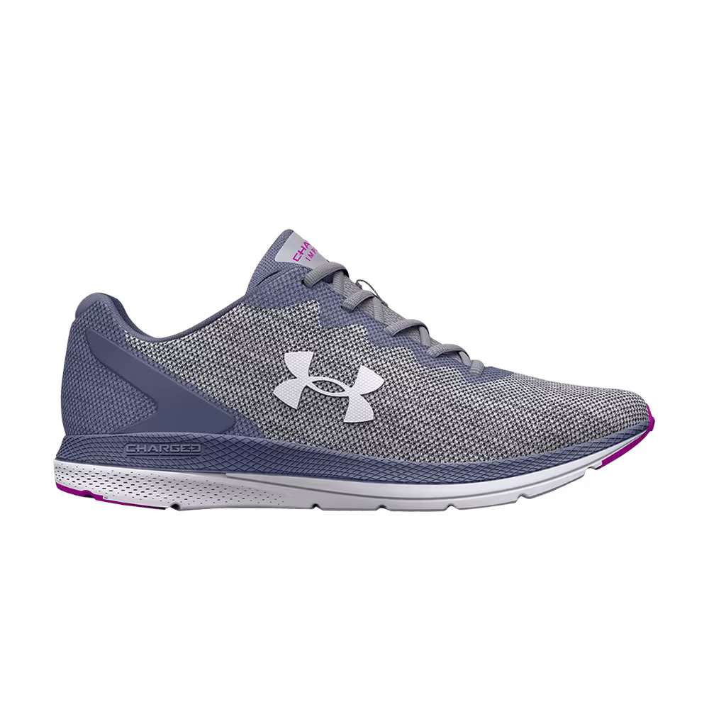 Under Armour Women's Charged Impulse 2 Knit Mod Grey Aurora Purple