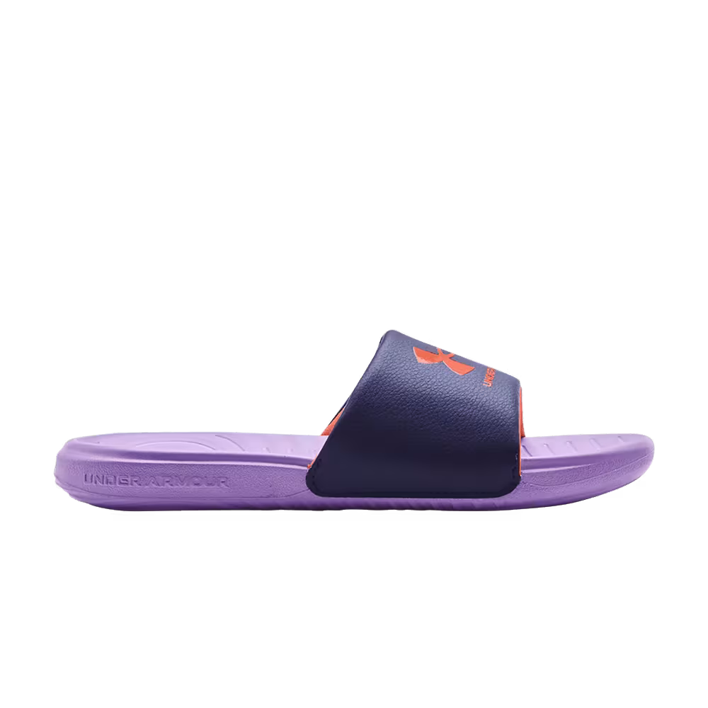Under Armour Ansa Fixed Slide GS Midnight Navy Vivid Lilac