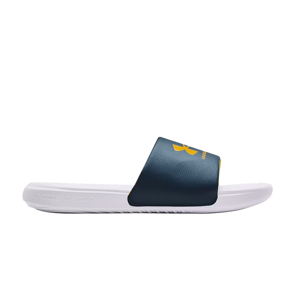 Under Armour Ansa Fixed Slide Deep Sea White