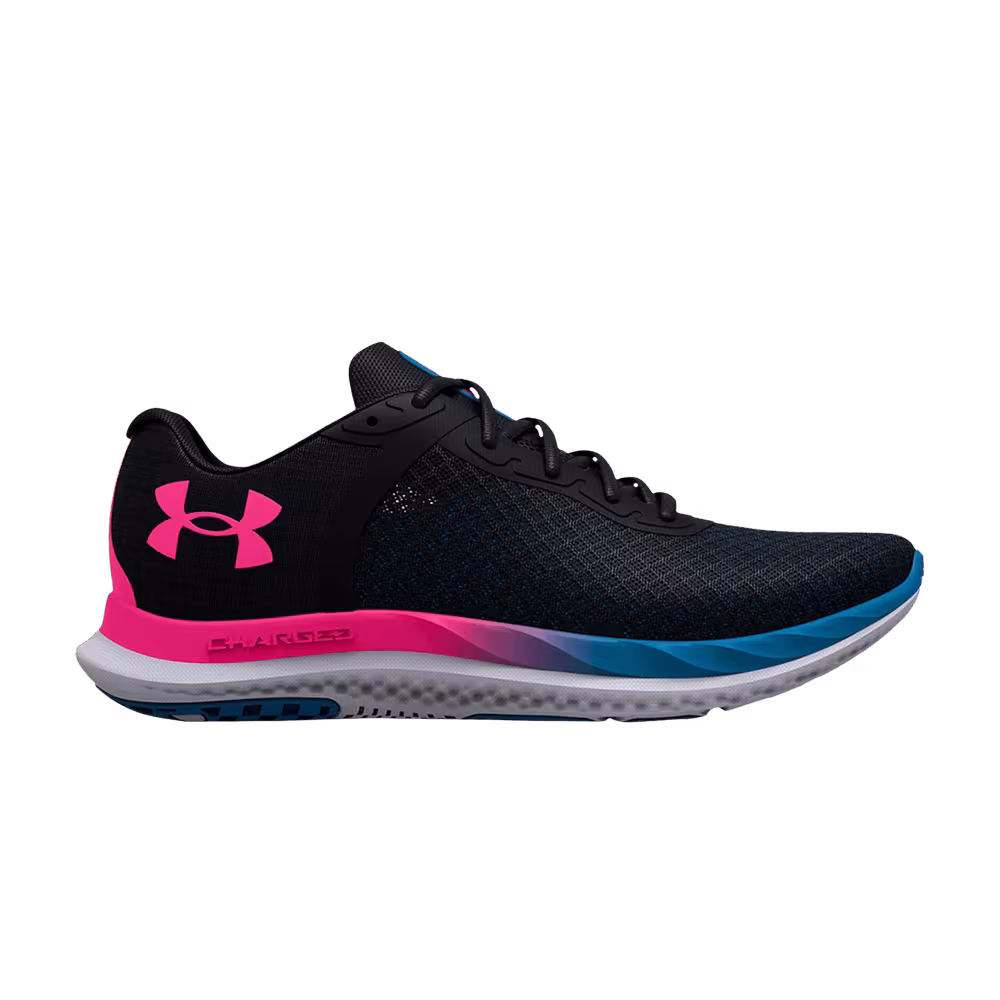 Under Armour Women's Charged Breeze Black Electro Pink