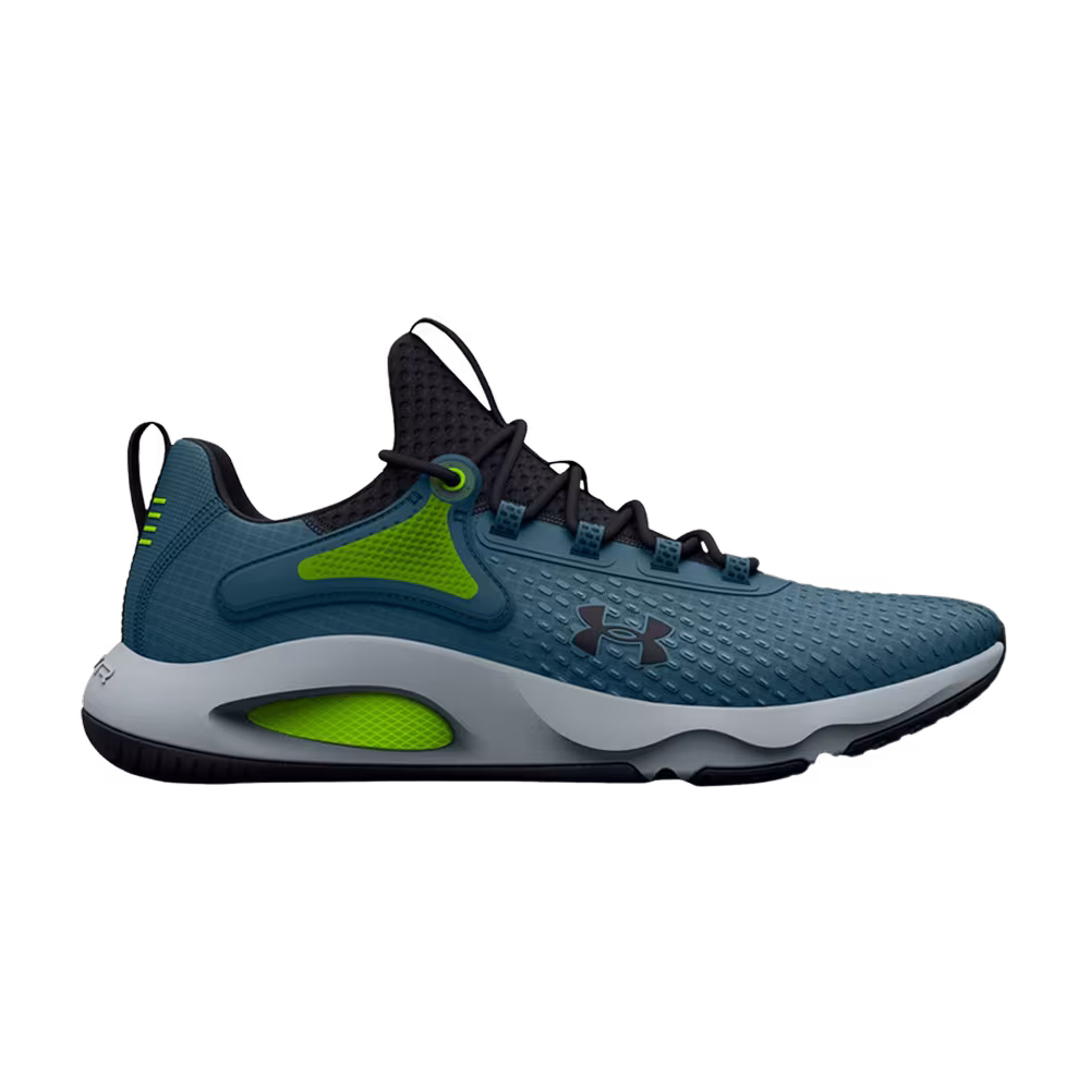 Under Armour HOVR Rise 4 Static Blue Lime Surge