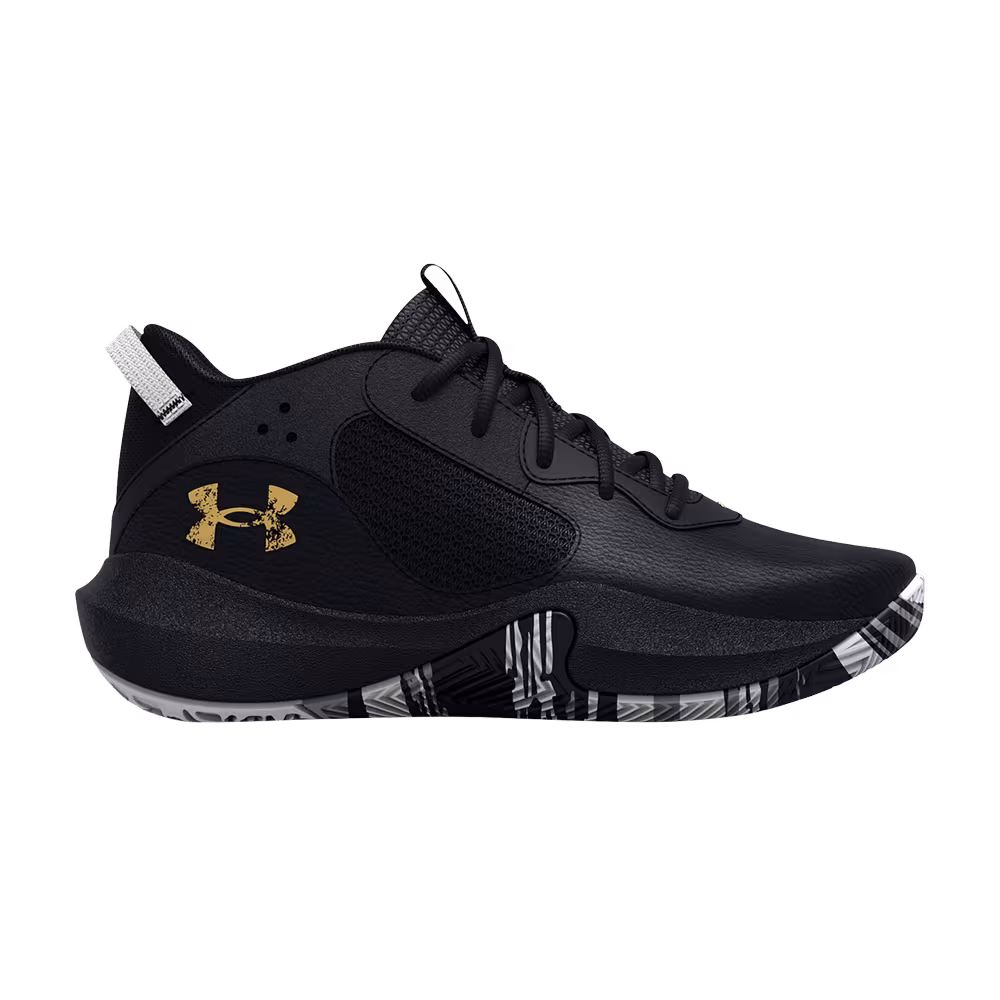 Under Armour Lockdown 6 PS Black Metallic Gold