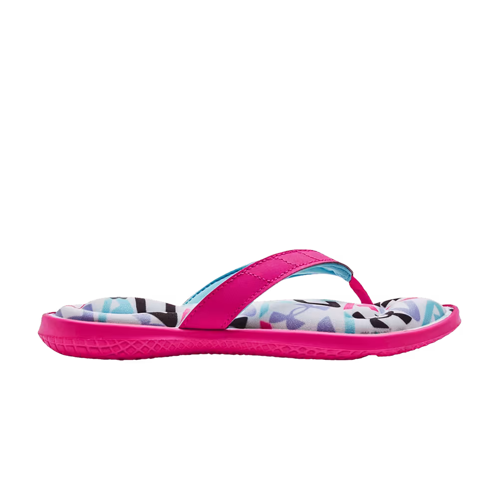 Under Armour Marbella 7 Sandal GS Electro Pink White