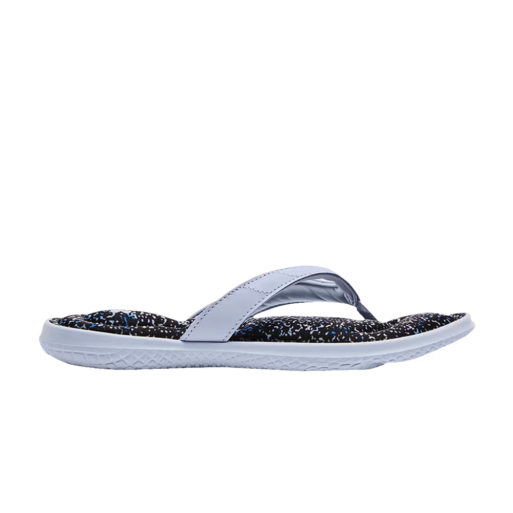 Under Armour Women's Marbella 7 Graphic Footbed Slide Oxford Blue