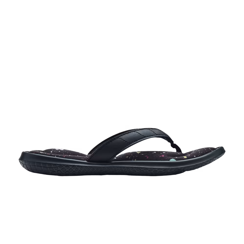 Under Armour Marbella 7 Graphic Footbed Sandal GS Black
