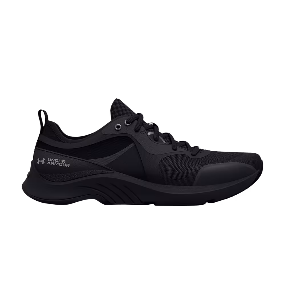 Under Armour Women's HOVR Omnia Metallic Black Metallic Warm Silver