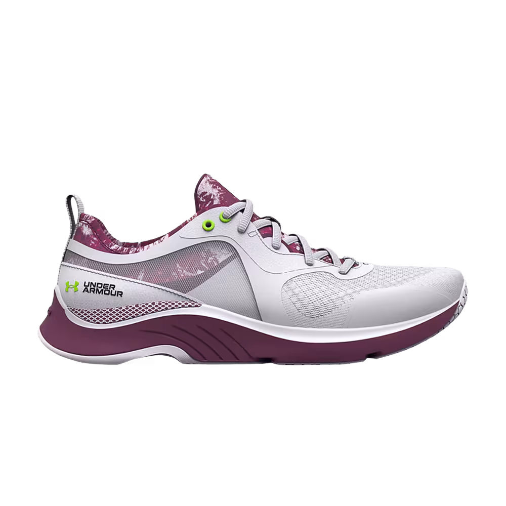 Under Armour Women's HOVR Omnia White High-Vis Yellow
