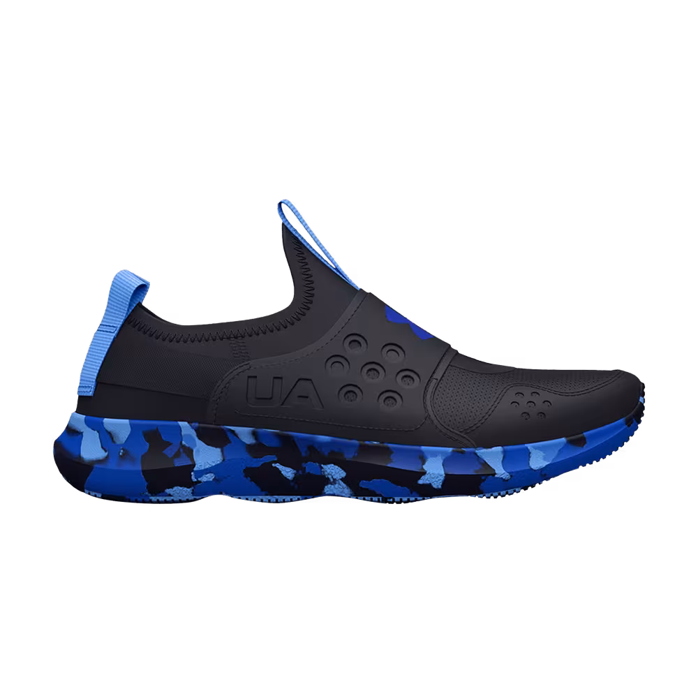 Under Armour Runplay GS Black Carolina Blue Camo