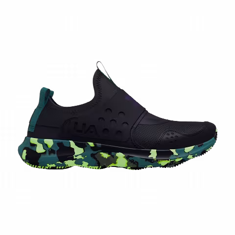 Under Armour Runplay Wild PS 'Black Quirky Lime Camo'