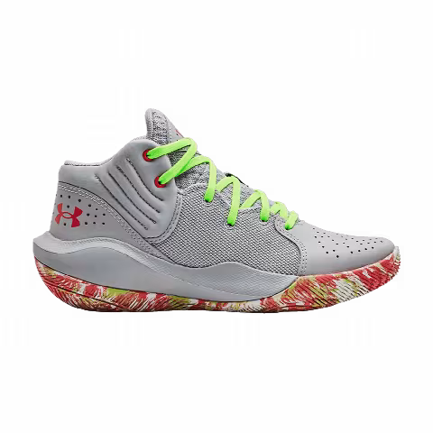 Under Armour Jet '21 GS 'Mod Grey Quirky Lime Camo'