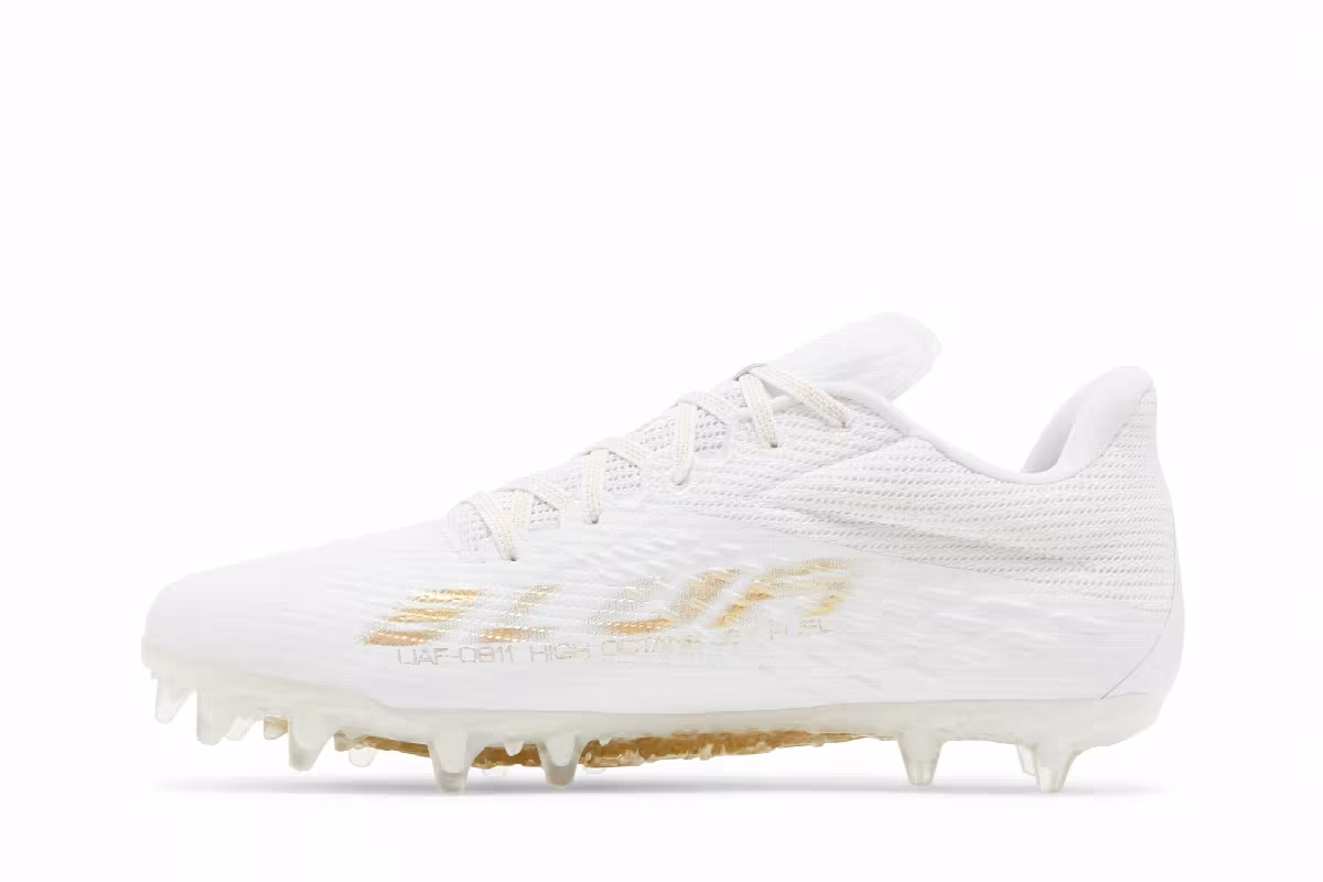Under Armour Blur Smoke White Metallic Gold, view 4