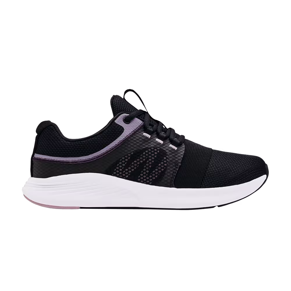 Under Armour Women's Charged Breathe Bliss Black Mauve Pink