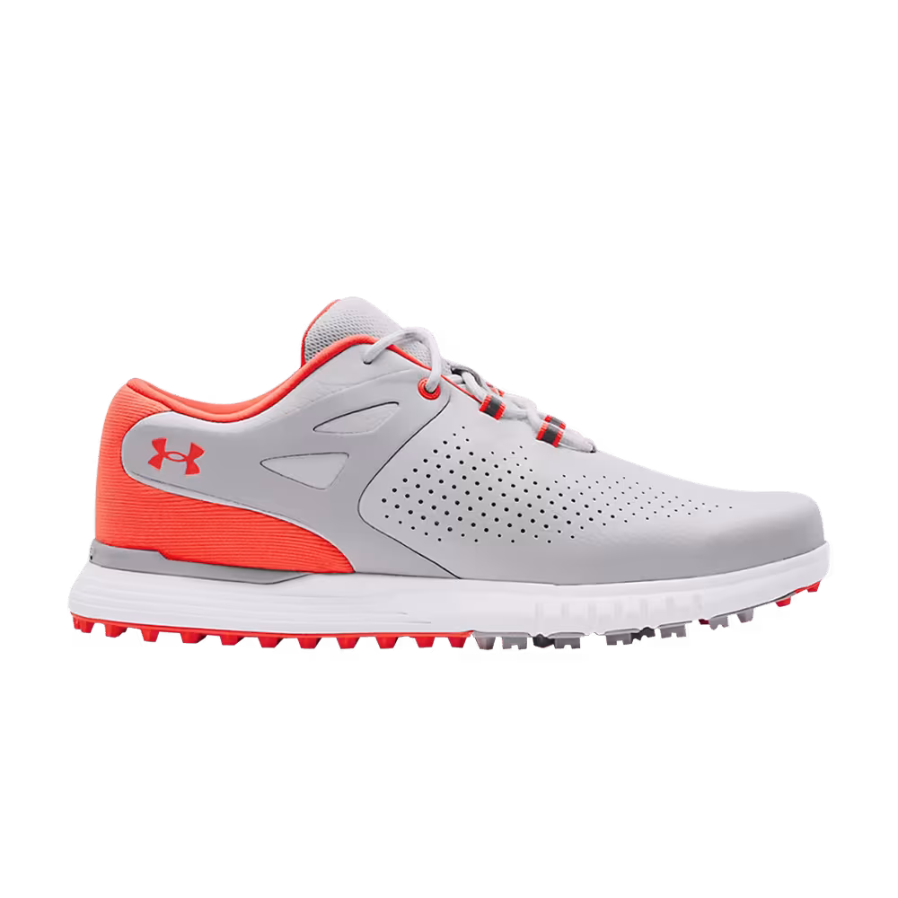 Under Armour Women's Charged Breathe Spikeless White Halo Grey