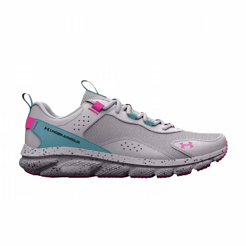 Under Armour Wmns Charged Verssert Speckle 'Halo Grey Blue Pink'